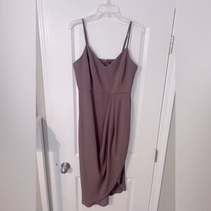Reinette Mauve Purple Midi Dress NWT